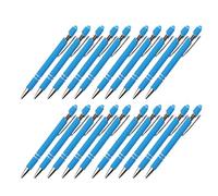 20 bolígrafos multifunción para pantalla táctil con punta de 1,0 mm, bolígrafo capacitivo de metal retráctil suave