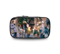 (20)Bolsa para bolígrafo Jujutsu Kaisen duradera tela Oxford soporte para papelería de anime de alta capacidad