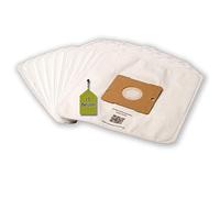 20 Bolsas de aspiradora apta para Nilfisk C 230 Compact | de 5 capas eVendix Bolsa de microfibras® 10 bolsas de basura