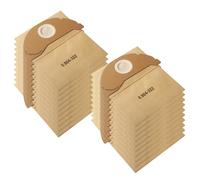 20 bolsas de aspiradora de paquete para Kärcher WD2 WD2 Premium MV2 WD 2.200 a WD 2.550 A2004 A2054 A2099, para Kärcher 6.904-322.0, bolsas de filtro de papel de alta eficiencia