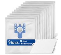 20 bolsas de aspiradora de repuesto para Miele 9917730 S8340 PowerLine/Ecoline filtro para aspiradora de suelo, con alfombrilla de filtro tipo G/N