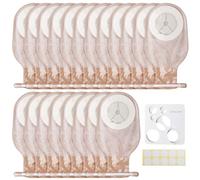 20 bolsas de colostomía: 15 mm - 65 mm, carcasa cortable, bolsas de ostomía desechables, bolsas de ostomía de una pieza para mujeres y hombres, bolsa de ostomía drenable de una pieza para el