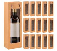 20 bolsas de regalo de vino de papel kraft para vino, botellas de vino, bolsas de regalo de champán, bolsas de regalo, bolsas de regalo para botellas de vino, bolsas de papel kraft para vino espumoso