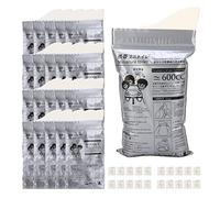 20 bolsas desechables para orina de 600 cc unisex, bolsa para hacer pipí en viajes con resina de alta absorción de agua, cinta selladora a prueba de fugas para uso en campamentos,