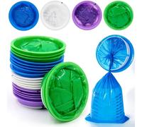 20 Bolsas Vomito Coche Niños Adultos Bolsas para el Mareo de 1000ml | Bolsa Vomito con Anilla, Prueba de Fugas, Ideal para el mareo, los viajes por carretera y el embarazo