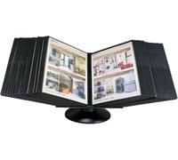 20 bolsillos de doble cara, for guardar documentos tamaño A4, pósteres o cualquier otro tipo de documento en la oficina o en casa.