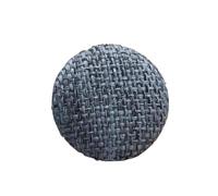 20 botones a presión redondos de lino de 15-30 mm, ideales para chaquetas, sofás, abrigos y accesorios de costura.,7Azul agua,15 mm