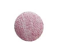 20 botones a presión redondos de lino de 15-30 mm, ideales para chaquetas, sofás, abrigos y accesorios de costura.,6Rosa coral,30 mm
