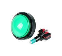 20 Botones de Arcade, Domo de 60 mm Botón Pulsador LED de 2,36 Pulgadas con Microinterruptor para Consola de Videojuegos de Máquina Arcade