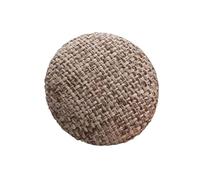 20 botones de tela redondos con borde de lino de 15-30 mm, ideales para coser accesorios de chaquetas y trajes.,30 mm
