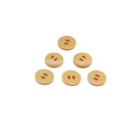 20 botones redondos de resina de alta gama con dos ojales, ideales for decorar ropa, sombreros, polos y manualidades creativas.(Yellow)