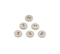 20 botones redondos de resina de alta gama con dos ojales, ideales for decorar ropa, sombreros, polos y manualidades creativas.(Khaki color)