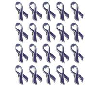20 broches oficiales de cinta para concienciación sobre el cáncer de mama, solapa, atención médica, insignias de bienestar público, joyería para mujer, as described, Metal, No es una piedra preciosa