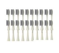 20 cabezales de cepillo reemplazables, compatibles con Air/One/Air 2/SE/X/X PRO/Z1/F1, boquilla cerdas vacío for dientes eléctrico(Beige)