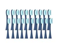 20 cabezales de repuesto for cepillos de dientes eléctricos Oclean, Flow/X PRO Elite/X/One/Z1/F1, con cerdas selladas al vacío.(20 pcs blue)