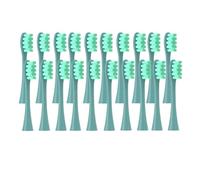 20 Cabezales De Repuesto For Cepillos De Dientes Eléctricos Oclean Flow/X PRO Elite/X/One/Z1/F1 Con Cerdas Selladas Al Vacío.(20 pcs green)