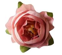 20 cabezas de flores artificiales, flores artificiales pequeñas, 4 cm, flores falsas para manualidades, decoración de seda, cabezas de flores para San Valentín, día de la madre, boda, fiesta, hogar