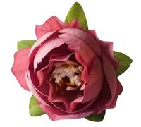 20 cabezas de flores artificiales, flores artificiales pequeñas, 4 cm, flores falsas para manualidades, decoración de flores de seda, cabezas de flores para San Valentín, Día de la Madre, boda, fiesta