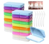20 Cajas/100 pcs Cera Para Brackets Ortodoncia Cera Dental Para Ortodoncia | Alivia Molestias Causadas Por Irritación, Aplicable A Aparatos Dentales Aparatos ,Ortopédicos ,Retenedores,Con 5 Cortadores