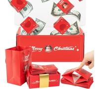 20 cajas caja sorpresa caja explosiva, 2026 Merry Christmas Surprise Box Pop Up Box plegable Bounce Explosionsbox regalos dinero cumpleaños Bouncing xmas B-ox bodas aniversarios