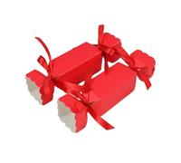 20 cajas con forma de caramelos, cajas de regalo, cajas de caramelos, cajas de caramelos, cajas de papel, para decoración de mesa, boda, aniversario, cumpleaños, Navidad, color rojo