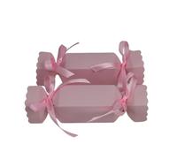 20 cajas con forma de caramelos, cajas de regalo, cajas de caramelos, cajas de caramelos, cajas de papel, para decoración de mesa, boda, aniversario, cumpleaños, Navidad, color rosa