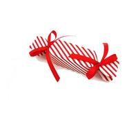 20 cajas con forma de caramelos, cajas de regalo, cajas de caramelos, cajas de caramelos, cajas de papel, para decoración de mesa, boda, aniversario, cumpleaños, Navidad, rojo y blanco