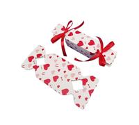 20 cajas con forma de caramelos, cajas de regalo, cajas de caramelos, cajas de caramelos, cajas de papel, para decoración de mesa, boda, aniversario, cumpleaños, Navidad, color blanco