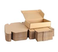 20 cajas de envío pequeñas, cajas de correo plegables de 6x4x1, 6 pulgadas hechas de cartón corrugado, para negocios, correo, embalaje, manualidades, caja de embalaje para