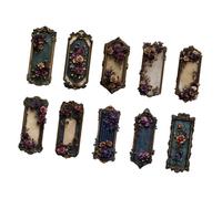 20 calcomanías decorativas para álbumes de recortes, diseño gótico estético en relieve para botella de agua, laptop, guitarra, diario, vintage, gótico, hojas de calcomanías