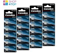 20 Camelion Cr1225 Baterías De Litio 3V Botón Dl1225 Ecr1225 5Bl 2033 NUEVO