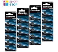 20 CAMELION CR1616 BATTERIES LITIO 3V CELDA MONEDA DL1616 ECR1616 5BL 2031 NUEVO