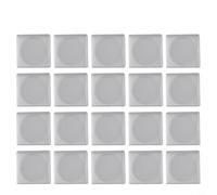 20 cápsulas cuadradas para monedas para coleccionistas, caja de almacenamiento de monedas de plástico transparente con inserciones de espuma, funda protectora para monedas para colección y exhibición