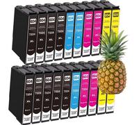20 cartuchos compatibles para Epson 604XL XP2200 XP2205 XP4200 WF2950 WF2935 XP3200 XP3205 XP4205 WF2930 WF2910 XL 604 XL para XP2200, XP2205, XP3200, XP4200, XP4205, WF2910, WF2930, WF2935, WF2950