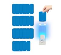 20 cartuchos de repuesto para Raid Essentials y para trampas de luz de insectos voladores, tarjeta de pegamento de repuesto compatible con Wondercide para interiores, trampa de luz azul para mosquitos