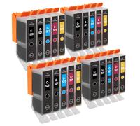 20 Cartuchos de tinta (5 Conjunto) para Canon PIXMA iP4700, MP560, MP640, MX860