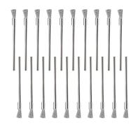 20 cepillos de alambre de acero inoxidable para taladros pequeños, 3 mm, cepillo de alambre de acero, mini pulido, herramienta giratoria para limpieza de óxido y corrosión