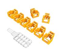 20 cerraduras de cable de red RJ45 con 1 llave, cable de red RJ45 con bloqueo, cable Ethernet con bloqueo, categoría 5, categoría 6, categoría 7, bloqueo de cable de conexión para enchufes modulares