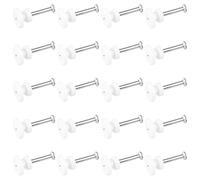 20 clavos para cuadros de pared ganchos invisibles para colgar cuadros no perforados ganchos cuadros para cuadros pared para colgar fotos, fotos de boda, pinturas, relojes, espejos (blanco)