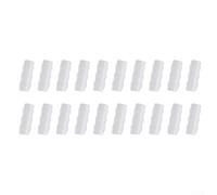 20 clips de invernadero resistentes para sujetar redes de cubierta de fila y película de plástico en marcos de túnel sin deslizarse (25 mm)