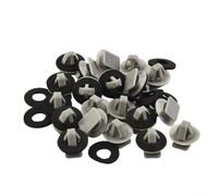 20 clips de moldeo inferior para puerta delantera KD5351SJ3A para Mazda para cx-5 2013-2016 izquierda derecha gris nailon moldura cabeza de 18 mm