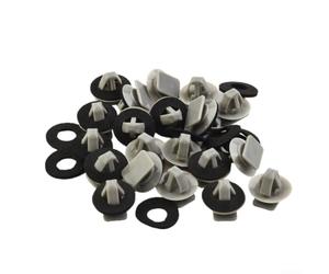 20 clips de moldeo inferior para puerta delantera KD5351SJ3A para Mazda para cx-5 2013-2016 izquierda derecha gris nailon moldura cabeza de 18 mm
