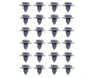20 clips de nailon gris para moldeo de guardabarros, sustituyen a 07-13-7-073-915 sujetador de retenedor de panel, se adapta a faldón lateral de puerta de parachoques de 8 mm