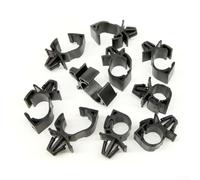 20 clips de plástico para tubería de aceite para soluciones de fijación de cables de arnés de cableado