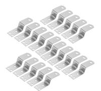 20 Clips en Z de Hierro Plata para Tableros de Mesa