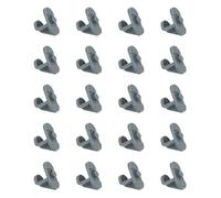 20 clips para estante de refrigerador comercial, prácticos clips organizadores de congelador, sujetadores seguros para refrigerador