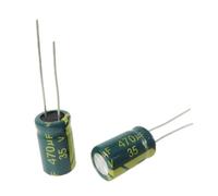 20 condensadores electrolíticos de 35 V y 470 UF (35 V, 47 UF, 100 UF, 220 UF, 330 UF, 470 UF, 680 UF, 1000 UF, 2200 UF), volumen: 10 x 17 mm, 5 x 11 mm, 6 x 7 mm, 10 x 17 mm, 10 x 20 mm.