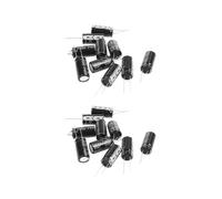 20 condensadores electrolíticos radiales polarizados de 16 mm x 30 mm, 6800 UF, 25 V