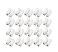 20 conectores de cable rápido CH-2 de 220 V, bloques de terminales duales | Conecta cables eléctricos rápidamente sin herramientas utilizando un diseño simple de presionar e insertar.