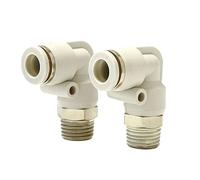 20 conectores rápidos neumáticos PL4-02 PL4-M5 PL6-01 PL10-02 tipo L for cilindros(Pl10-02)